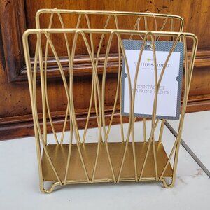 Threshold‎ Gold Iron Delavan Collection Metal Wire Napkin Holder